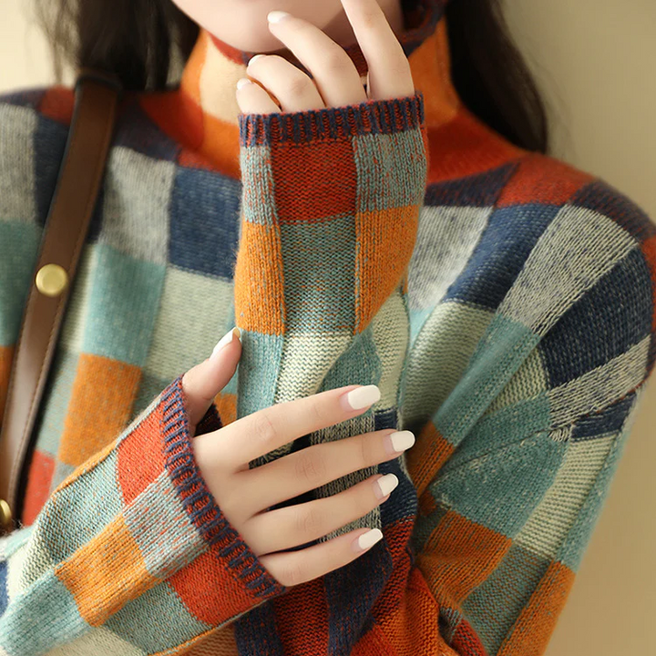 MIA™ – Retro-inspirierter Pullover mit Schottenkaro