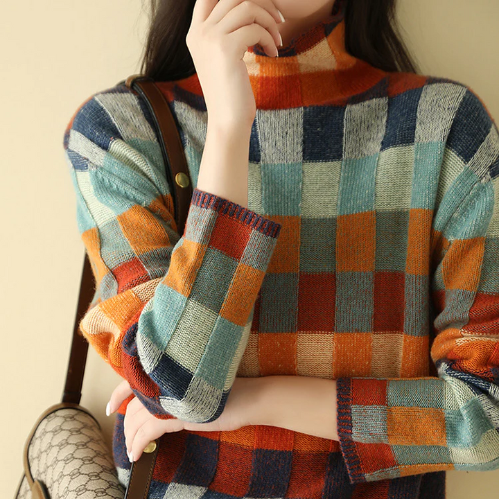 MIA™ – Retro-inspirierter Pullover mit Schottenkaro