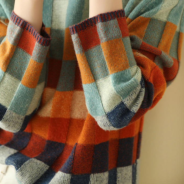 MIA™ – Retro-inspirierter Pullover mit Schottenkaro