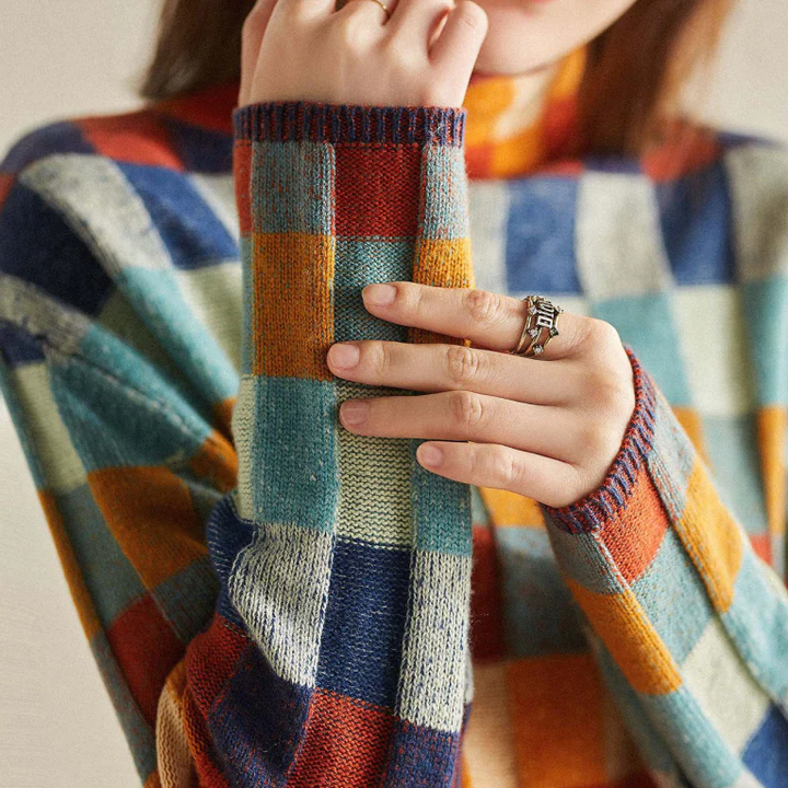 MIA™ – Retro-inspirierter Pullover mit Schottenkaro