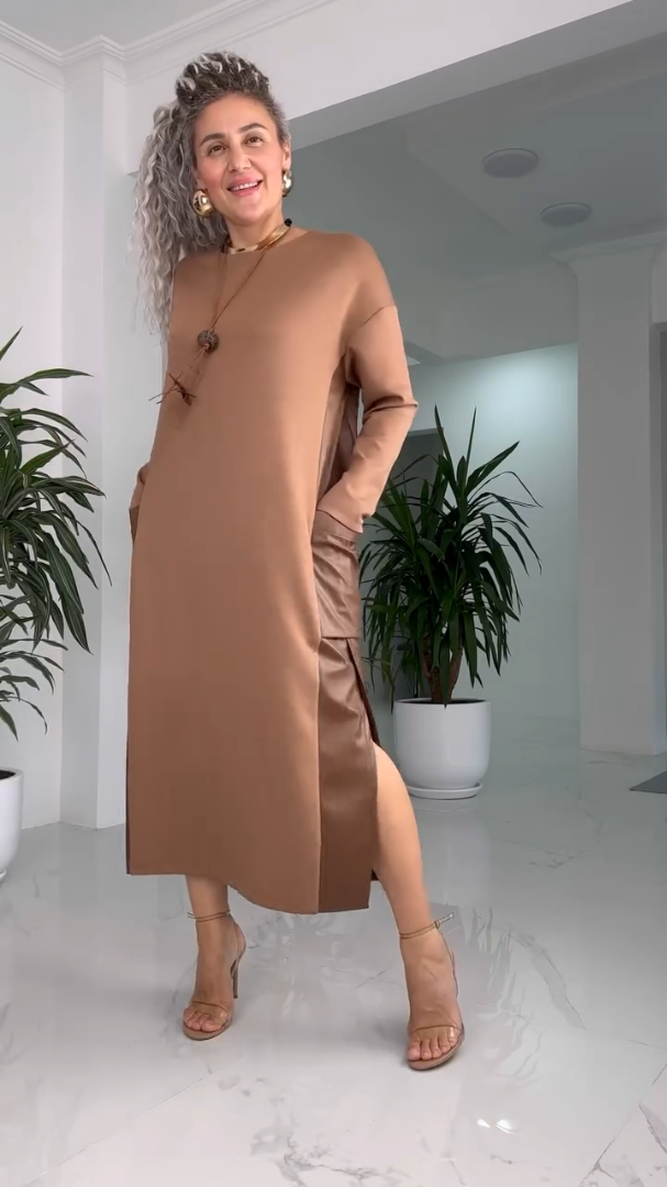 MARILYN™ - Klassisches, minimalistisches Midikleid