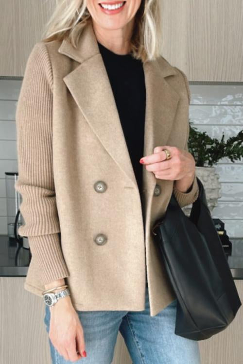 SORELLE™ – Eleganter Blazer mit Strickärmeln