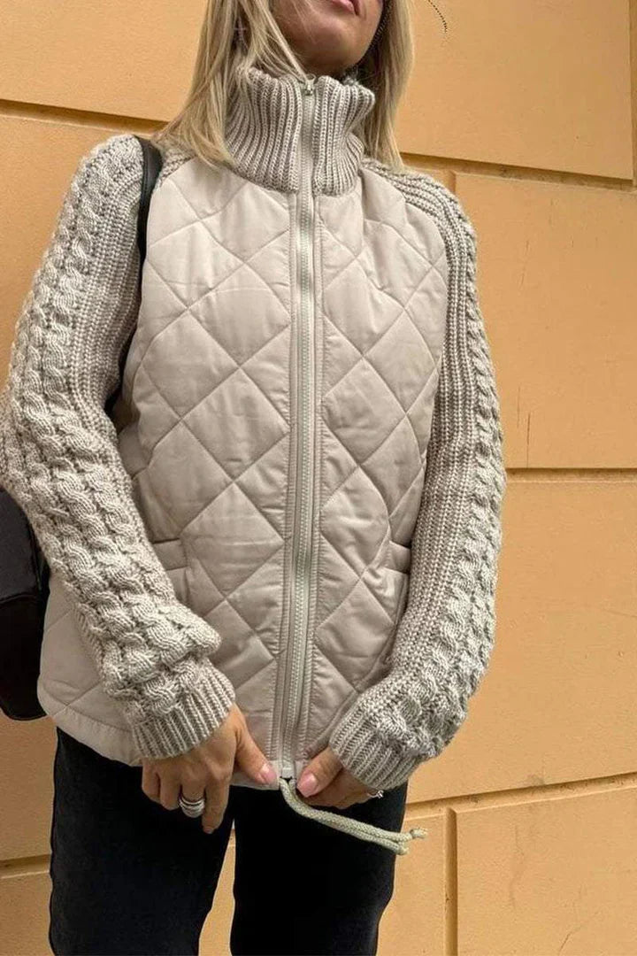 REINA™ - Steppstrickjacke