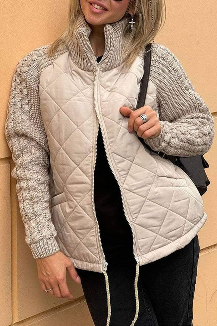 REINA™ - Steppstrickjacke