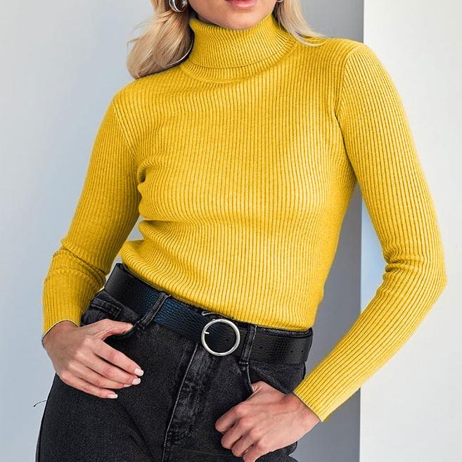 MAEVA™ – Rippstrick-Rollkragenpullover