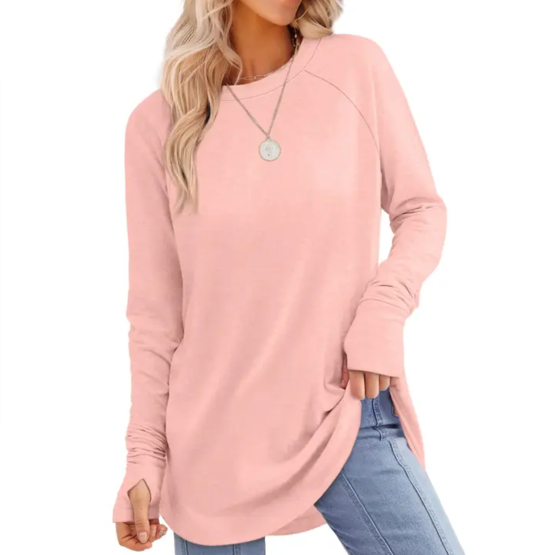 CORINNE™ – Legeres Tunika-Top mit Daumenloch