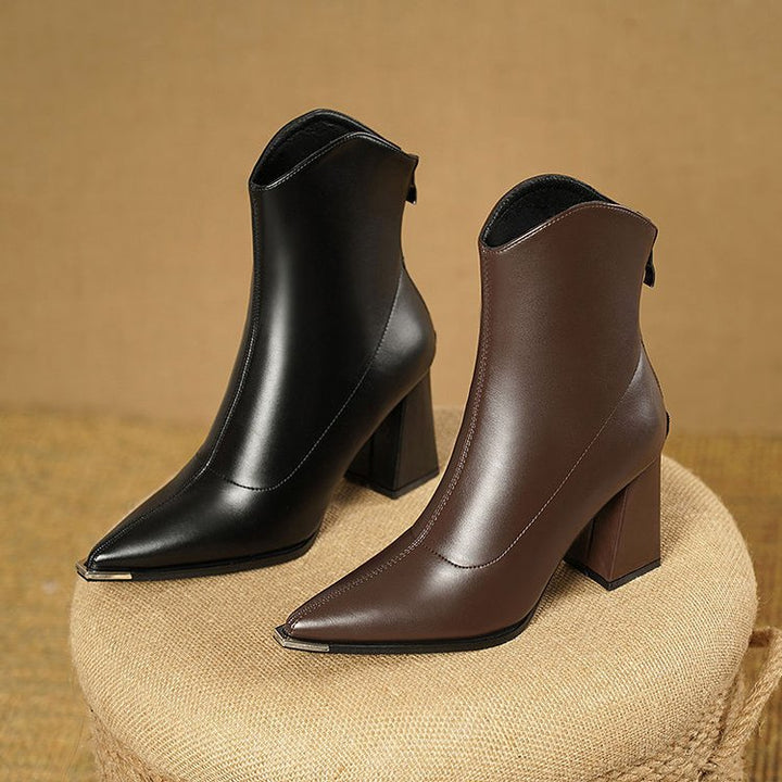 NOX™ – Chelsea Boots mit verchromter Spitze