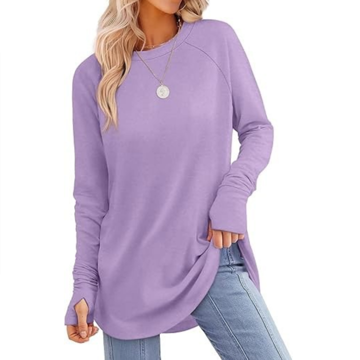 CORINNE™ – Legeres Tunika-Top mit Daumenloch