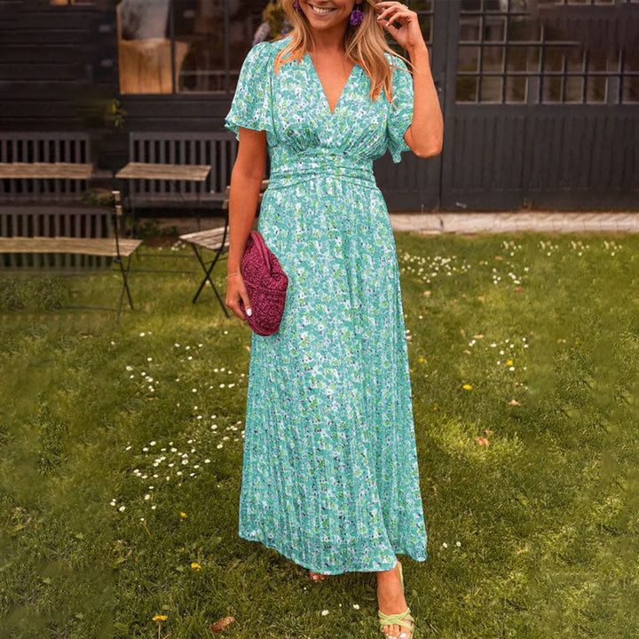 FREYJA™ – Klassisches V-Ausschnitt-Kleid