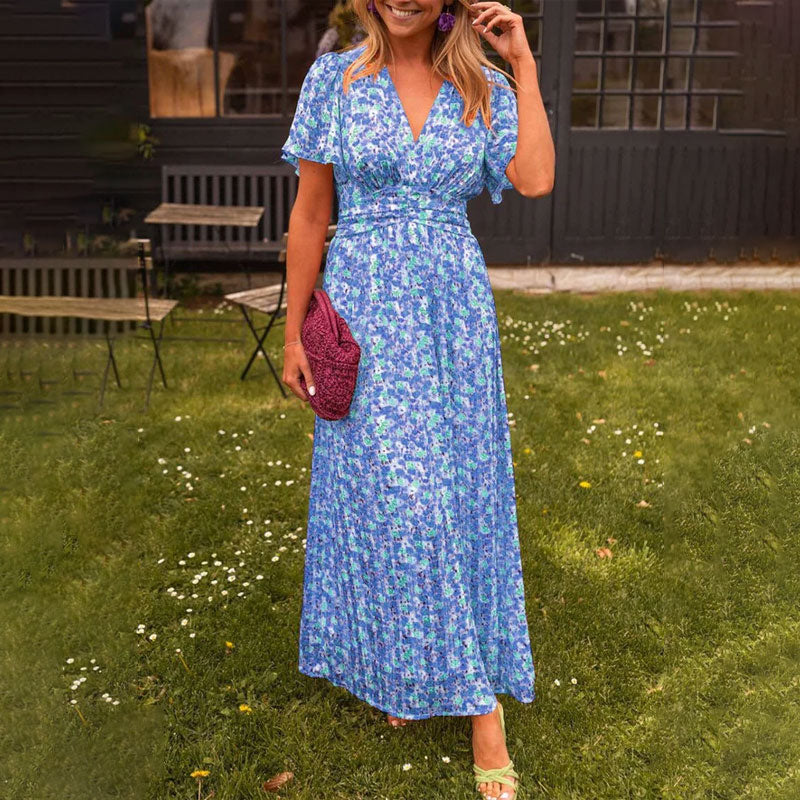 FREYJA™ – Klassisches V-Ausschnitt-Kleid
