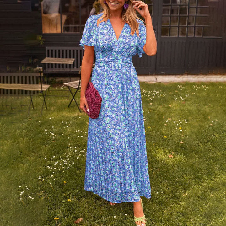 FREYJA™ – Klassisches V-Ausschnitt-Kleid