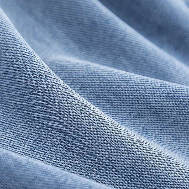 ELORA™ – Zweifarbiger Jeans-Trenchcoat