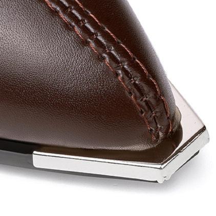 NOX™ – Chelsea Boots mit verchromter Spitze