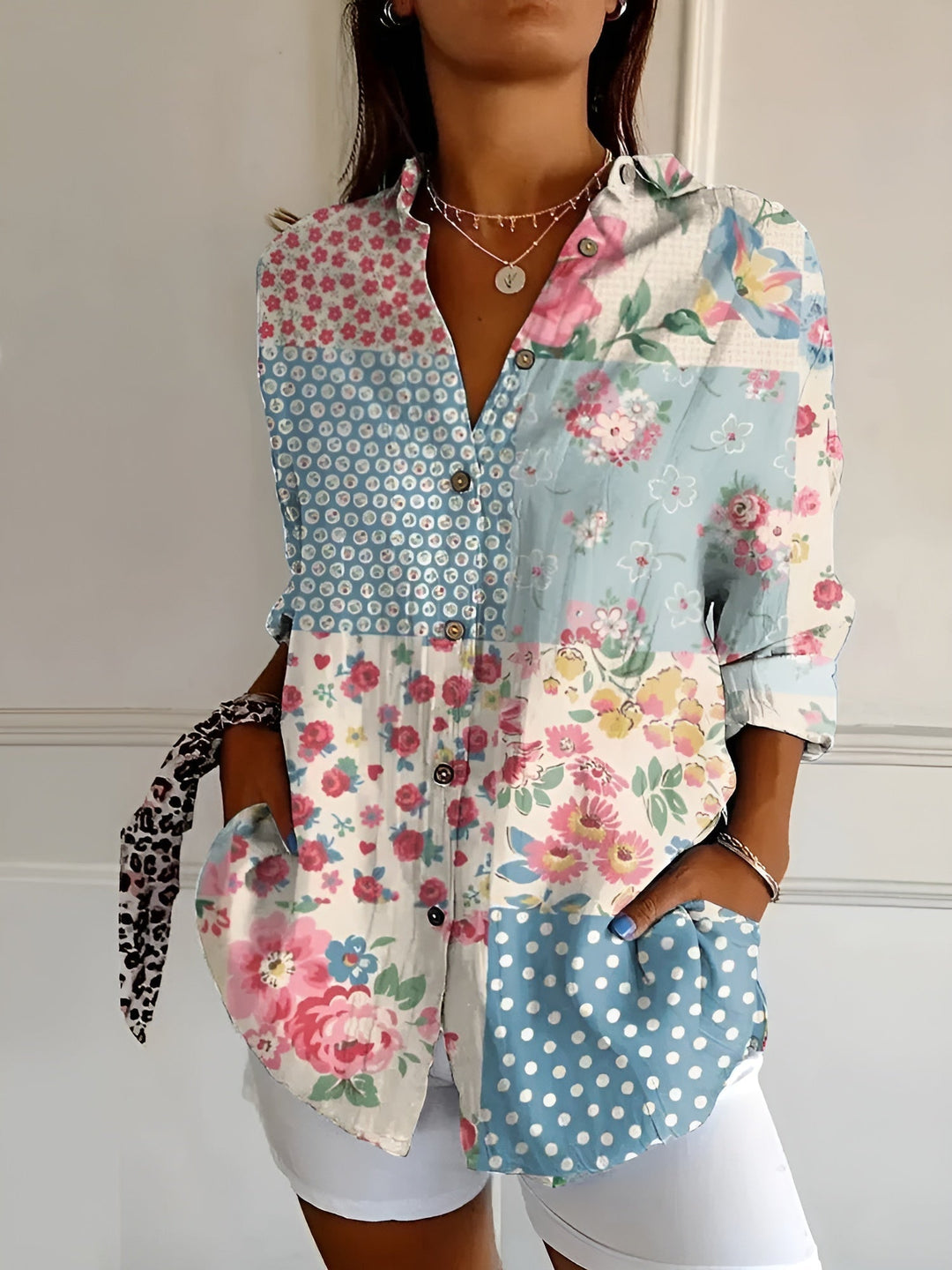 MELODIE™ – Elegantes Hemd mit Blumenmuster