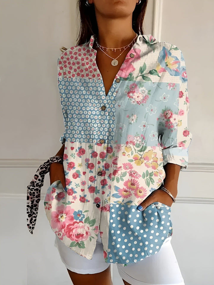 MELODIE™ – Elegantes Hemd mit Blumenmuster