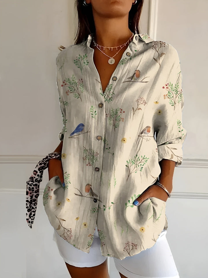 MELODIE™ – Elegantes Hemd mit Blumenmuster