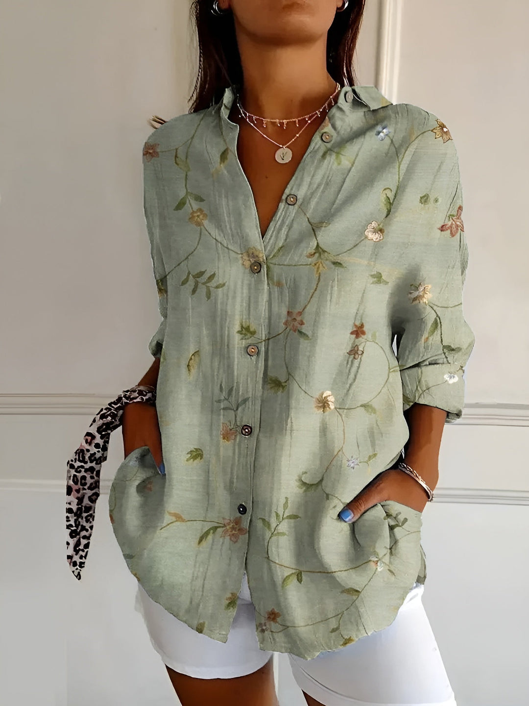 MELODIE™ – Elegantes Hemd mit Blumenmuster