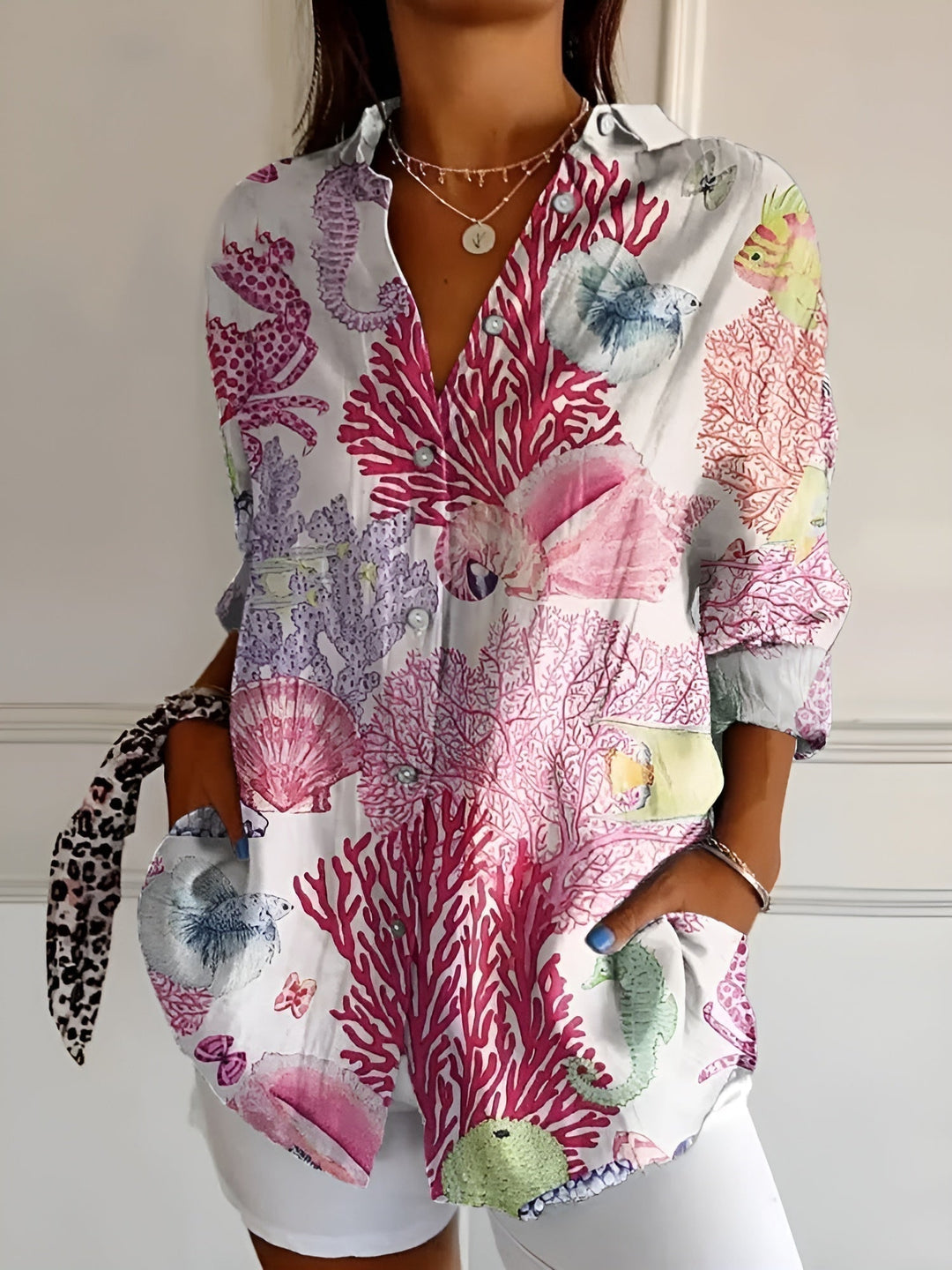 MELODIE™ – Elegantes Hemd mit Blumenmuster