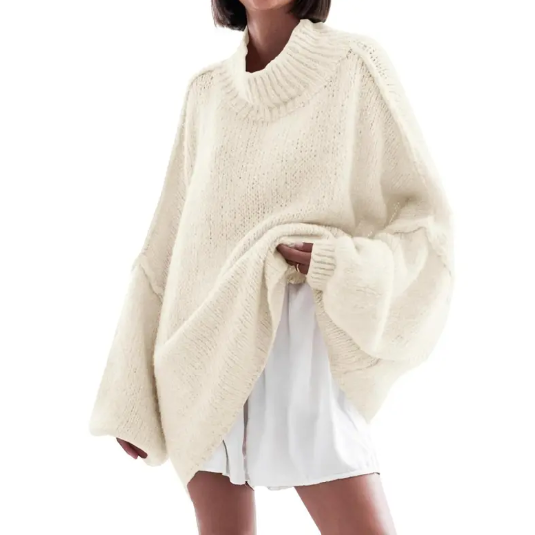NORI™ – Entspannter Rippstrick-Tunika-Pullover