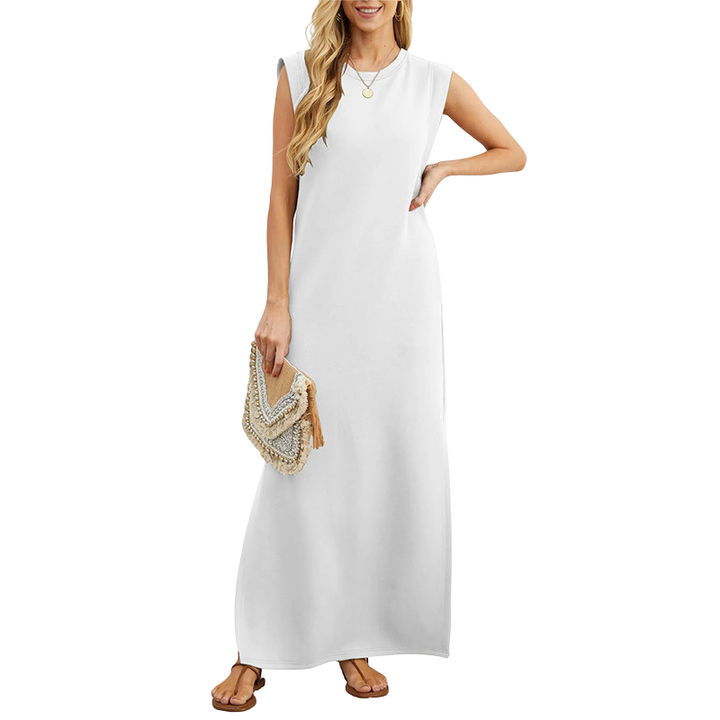 TASHA™ – Lässiges ärmelloses Maxikleid