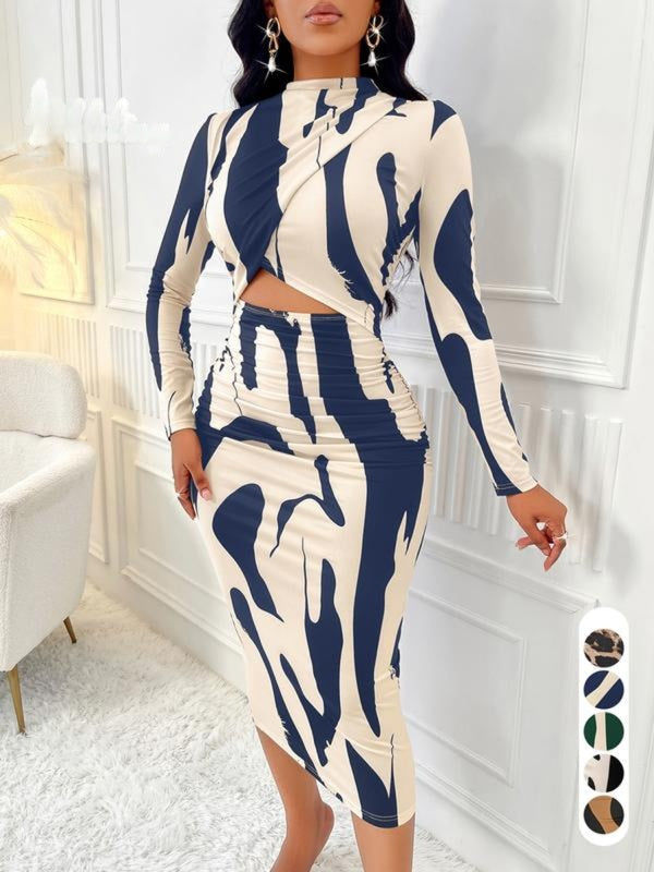 ARA™ – Colour-Block-Kleid mit Cut-Outs für Frühling und Herbst