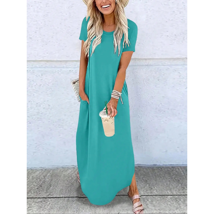 MAGESSA™ – Lässiges Rundhals-Maxikleid für jeden Tag