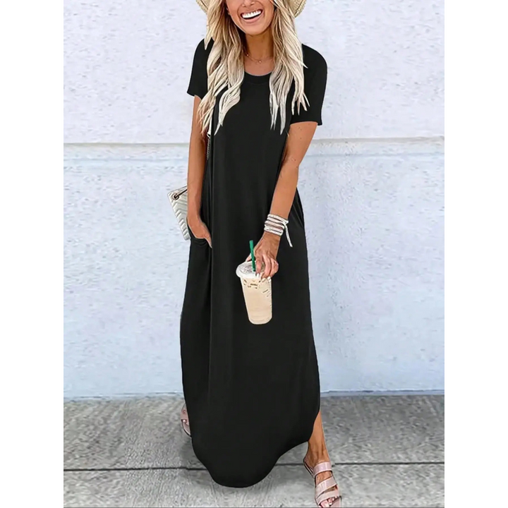 MAGESSA™ – Lässiges Rundhals-Maxikleid für jeden Tag