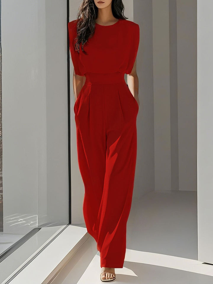 PAQUITA™ – Eleganter ärmelloser Sommer-Jumpsuit