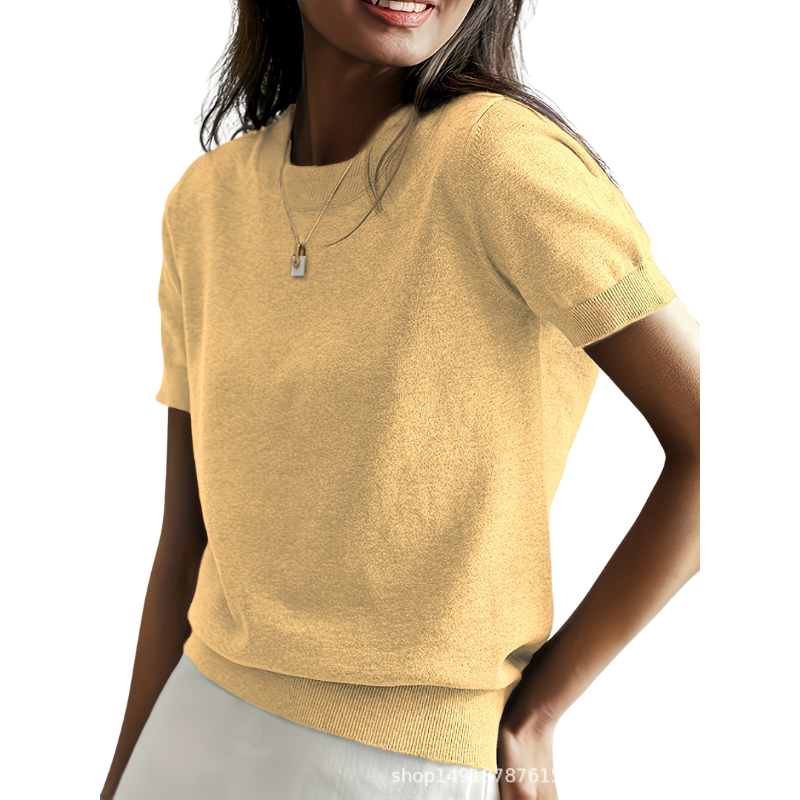 BONNIE™ – Elegantes, weiches Kurzarm-Top